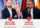 Miguel Ángel Peña Martínez será el candidato del PSOE a la Alcaldía de Mazarrón y Francisco Lucas Ayala optará a la Presidencia de la Región de Murcia