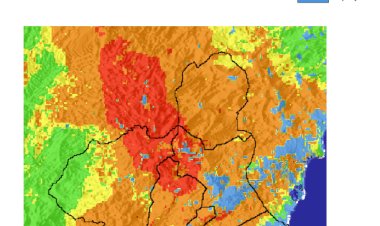 El riesgo de incendio forestal previsto por la AEMET para hoy sábado 4 de julio es MUY ALTO en cuatro comarcas de la Región.
