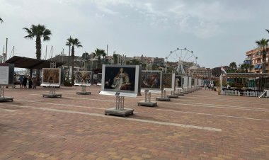 Mazarrón acoge la última parada de la exposición itinerante ‘El Prado en las Calles’ en la Región de Murcia