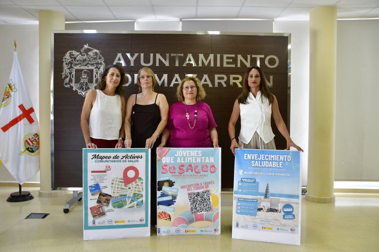 Mazarrón presenta tres nuevas iniciativas para fomentar la salud y el bienestar durante el verano