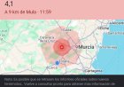 Terremoto de intensidad 4,1 , con epicentro en Mula.