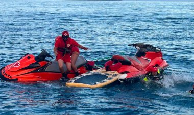 Cruz Roja, Protección Civil y Salvamento Marítimo juntos en un simulacro ante emergencias en el mar