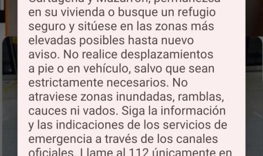Mazarrón, bajo aviso rojo por lluvias: AEMET eleva al máximo la alerta ante el riesgo de inundaciones