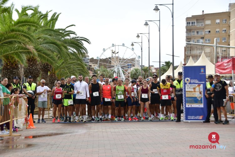 El 5K Bahía de Mazarrón pone a correr al Puerto en la Semana Europea de la Movilidad