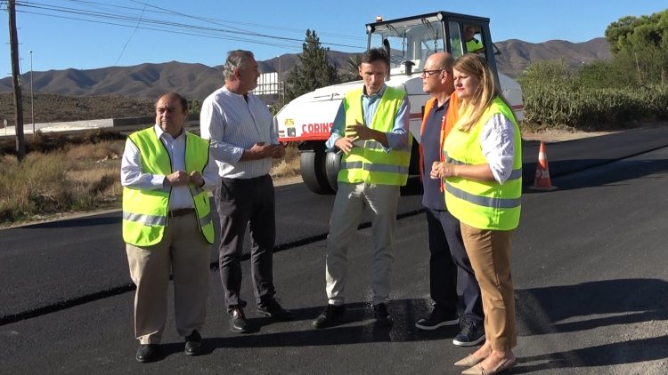 La RM-332 entre Mazarrón y Lorca se renueva para mejorar la seguridad de una carretera que soporta millones de desplazamientos