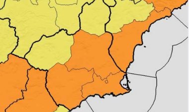 La AEMET advierte de lluvia de 40 litros en una hora mañana viernes en Guadalentín, Campo de Cartagena, Mazarrón y Vega del Segura