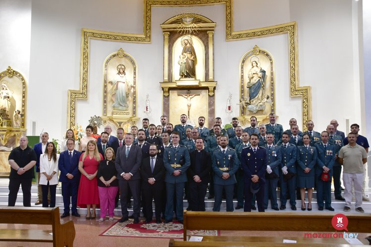 Mazarrón celebra el Día de la Hispanidad y de la Guardia Civil con un acto en la iglesia de San José