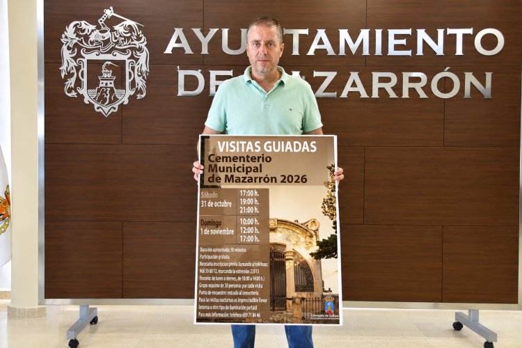 El Cementerio Municipal de Mazarrón abrirá sus puertas a visitas guiadas por Todos los Santos