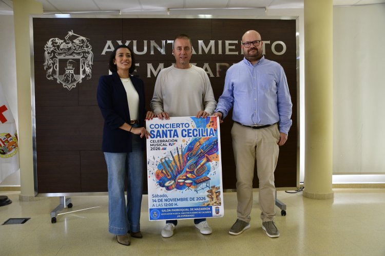La Asociación Musical Maestro Eugenio Calderón celebrará Santa Cecilia con un concierto gratuito en Mazarrón
